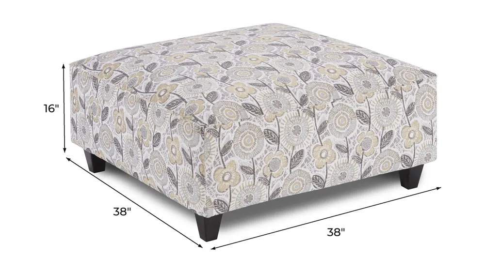 McKinley Cocktail Ottoman Dimensions