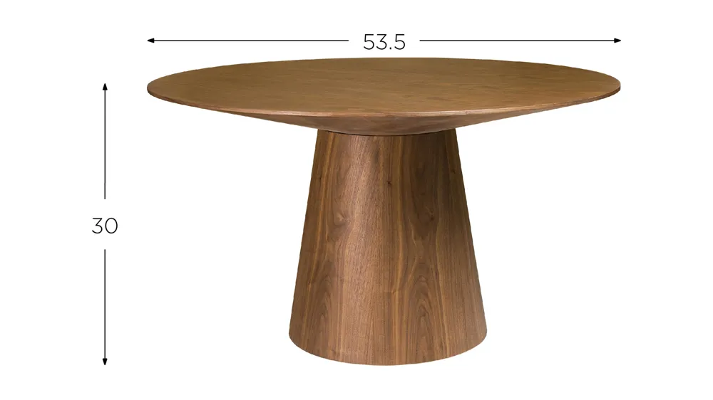 Wesley Round Dining Table Dimensions