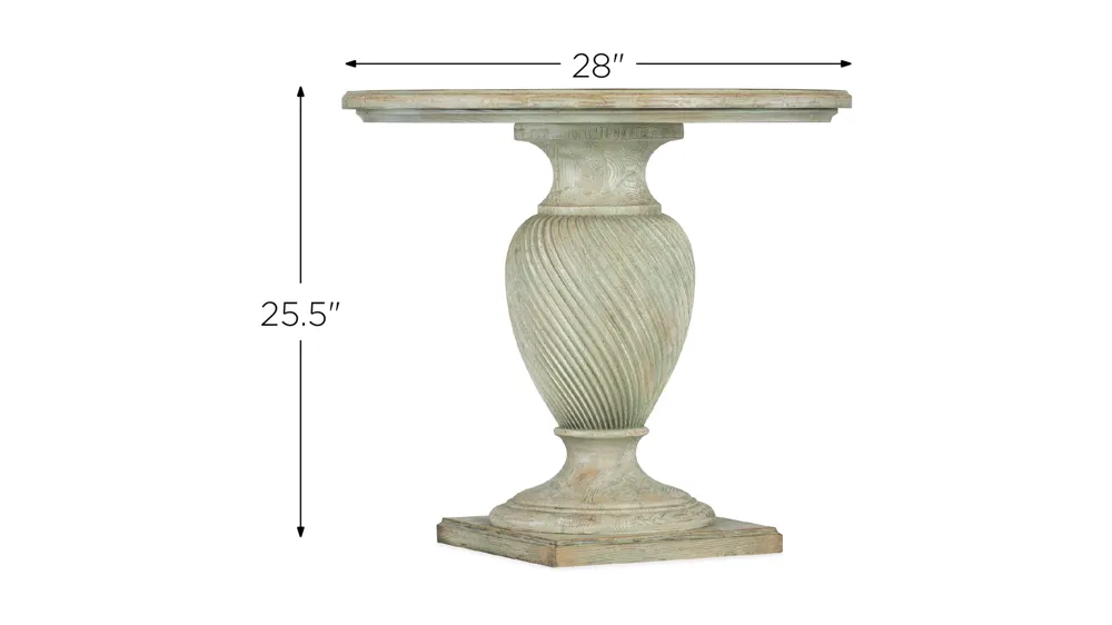 Traditions Round End Table Dimensions