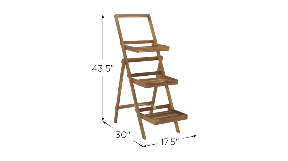 Rockport Nantucket Three Tier Planter Stand Dimensions