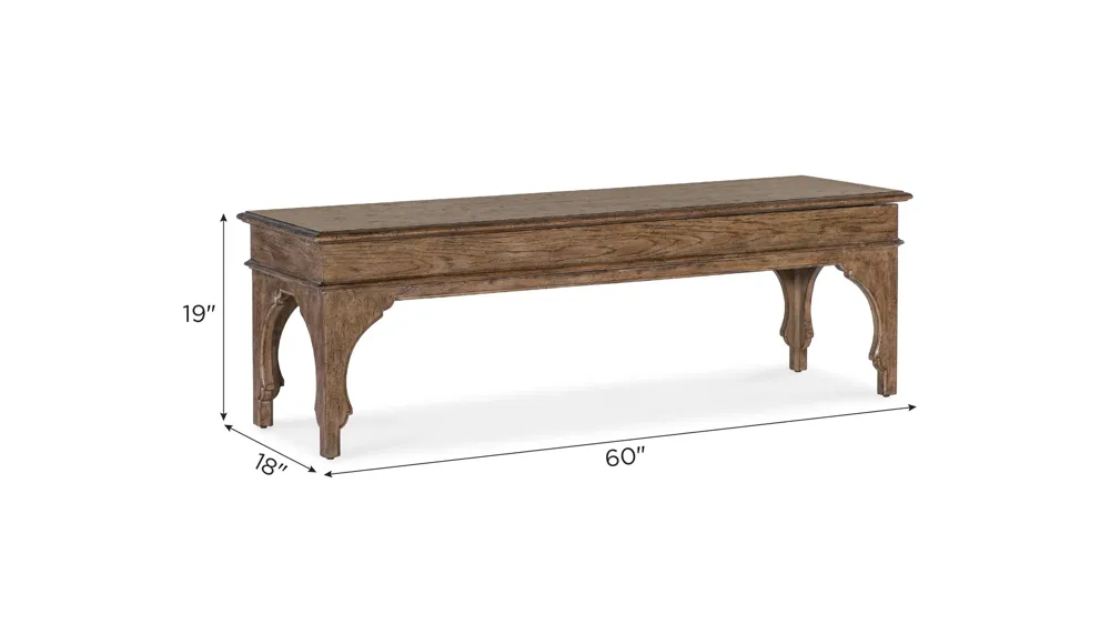 Americana Bed Bench Dimensions