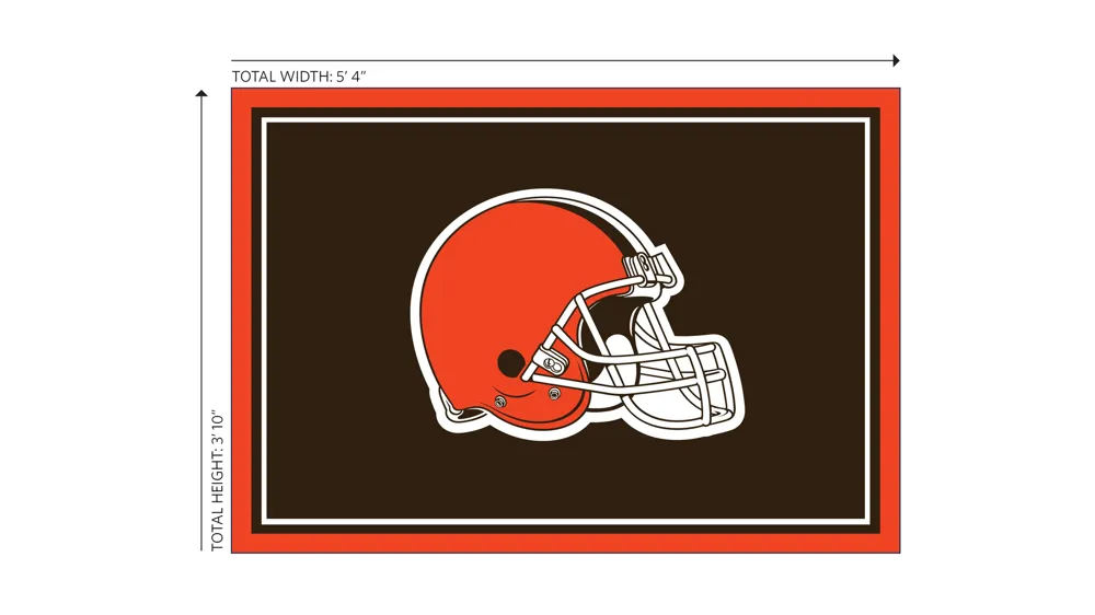 NFL Spirit Rug Dimensions