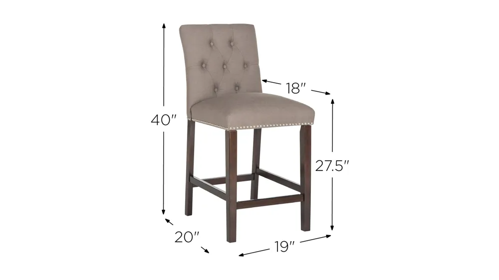 Jones Counter Stool - Set of 2 Dimensions