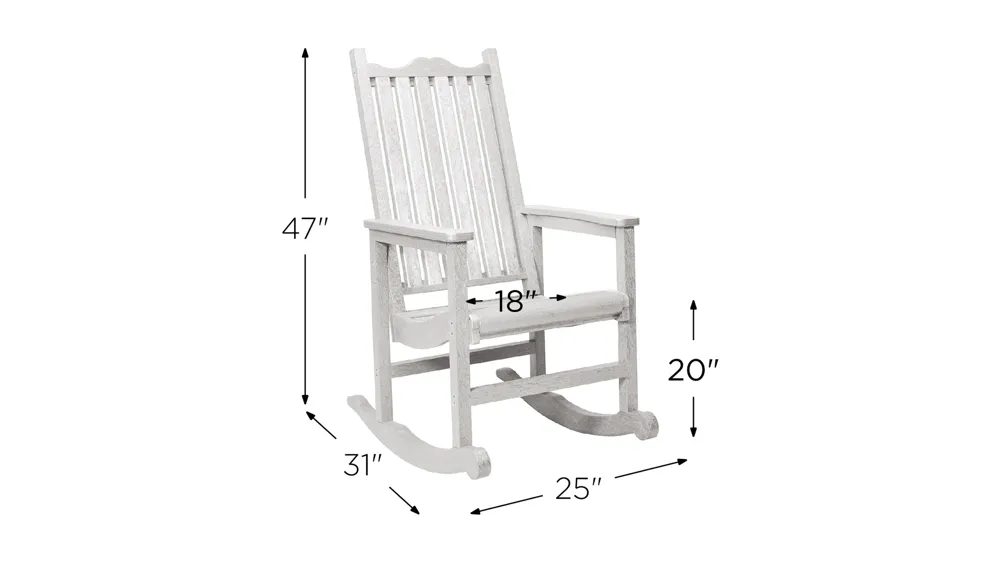 Generation Recycled Outdoor Rocking Chair Dimensions