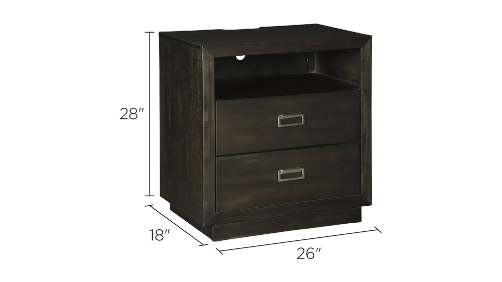 Camdell Nightstand Dimensions