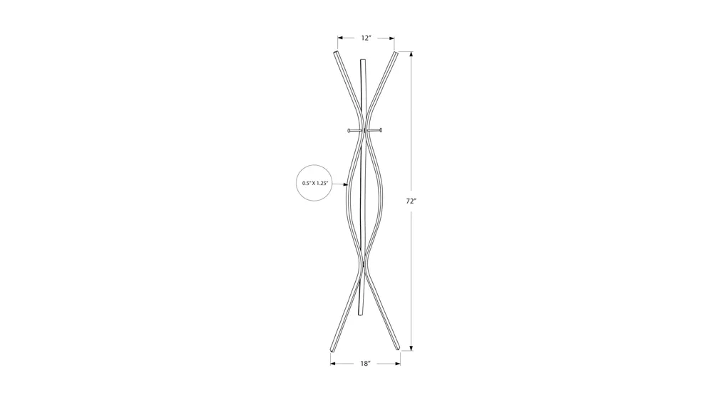 Pratt Coat Rack Dimensions