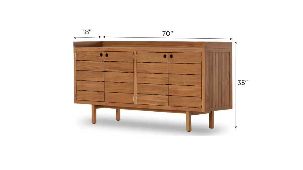 Lula Outdoor Sideboard Dimensions