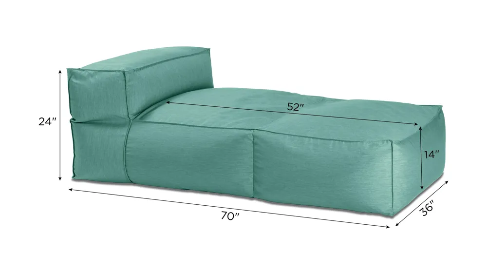 Spazio Outdoor Chaise Dimensions