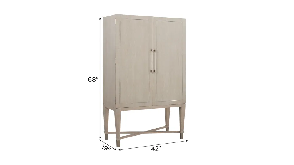 Francesca Bar Cabinet Dimensions