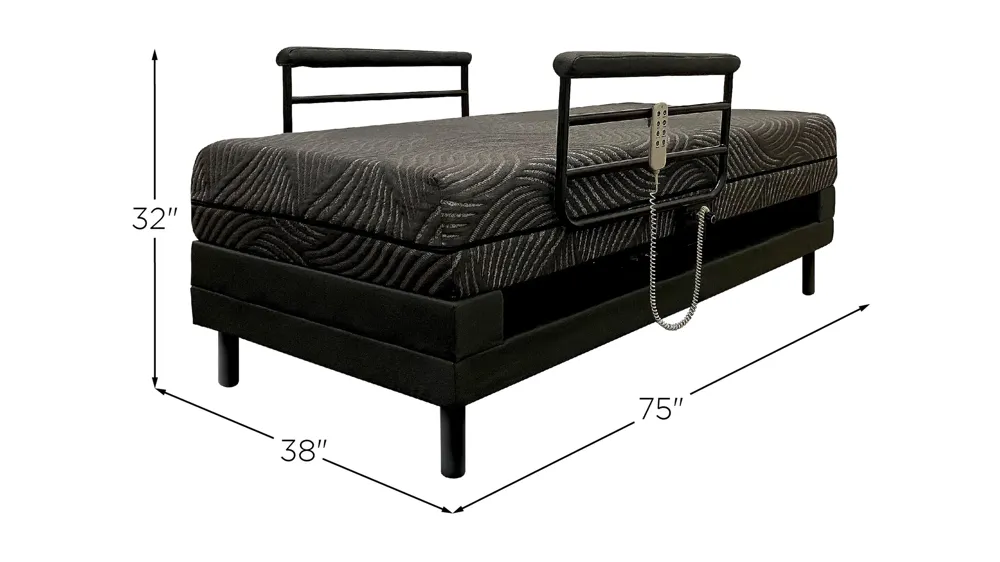 The Independence Adjustable Lift Bed Dimensions