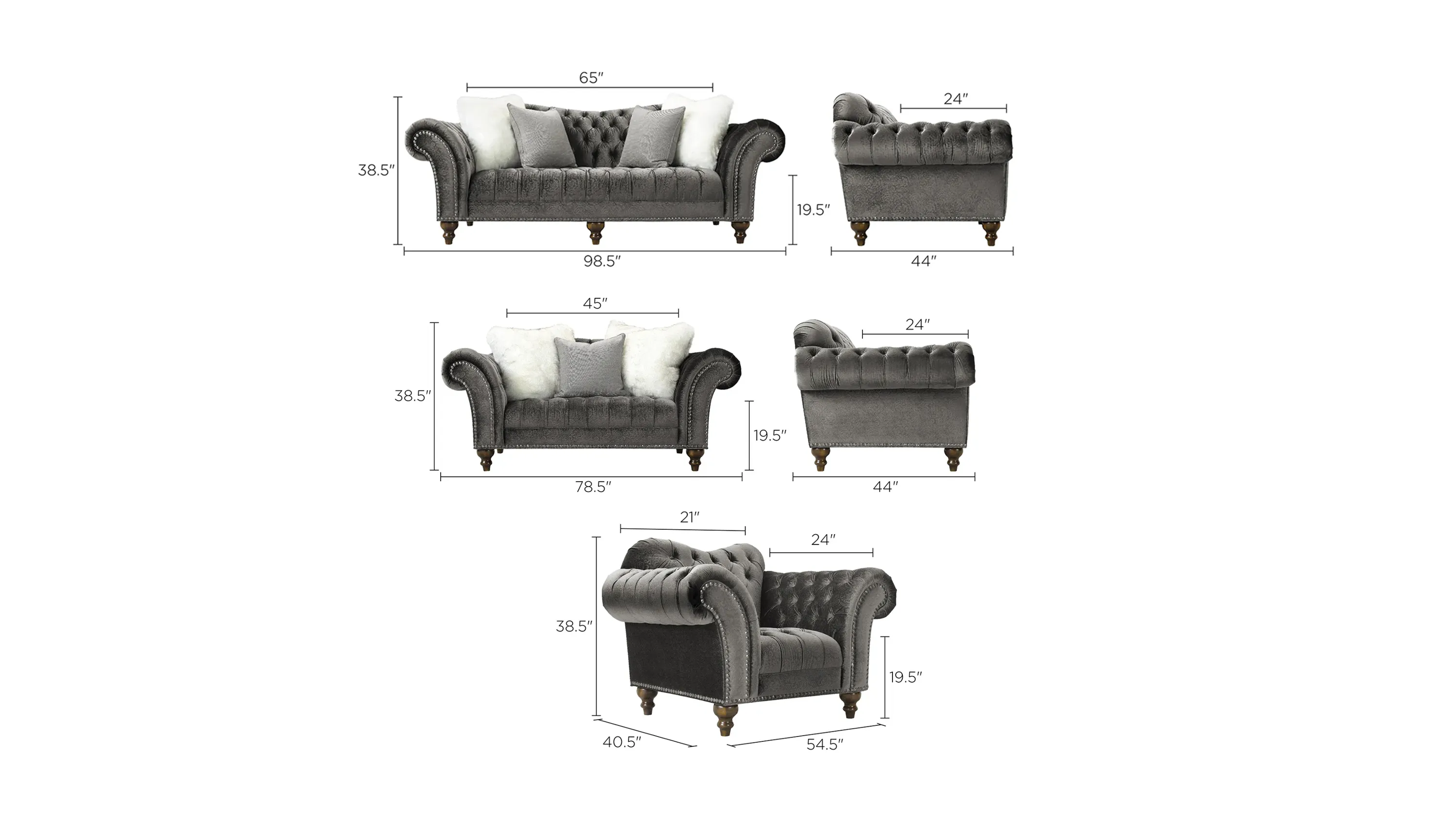 Duchess Living Room Set | Raymour & Flanigan