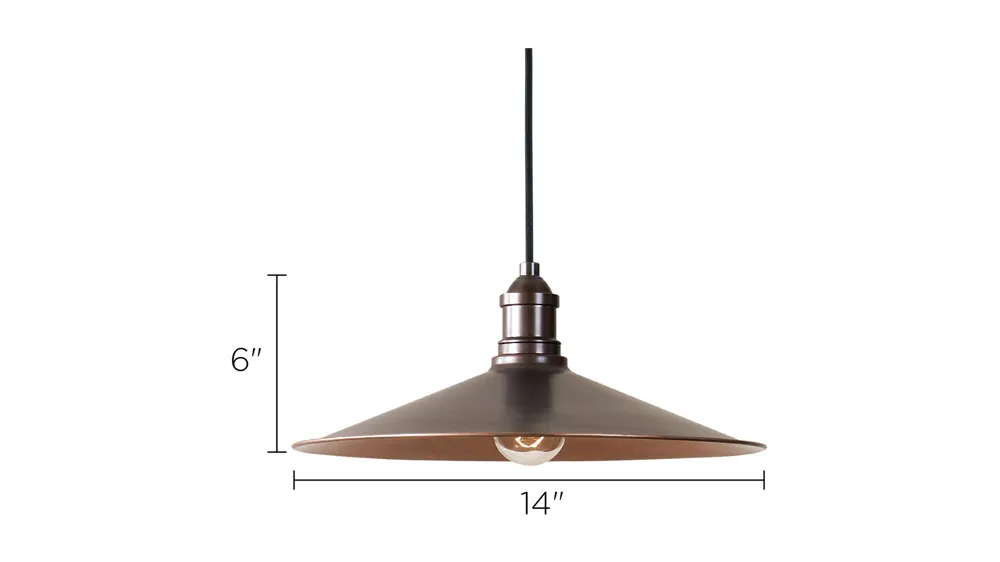 Barnstead Pendant Light Dimensions