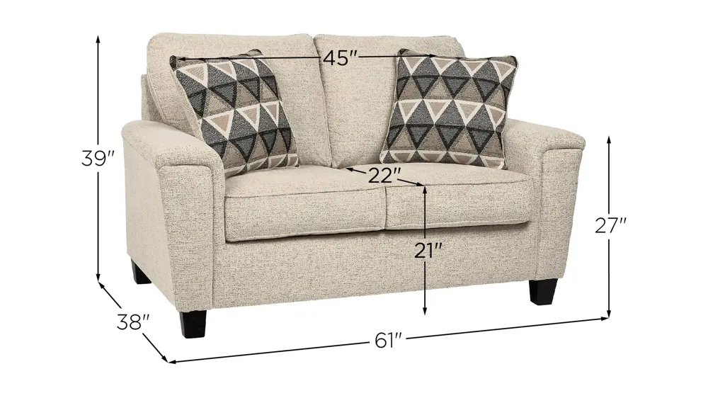 Abinger Loveseat Dimensions
