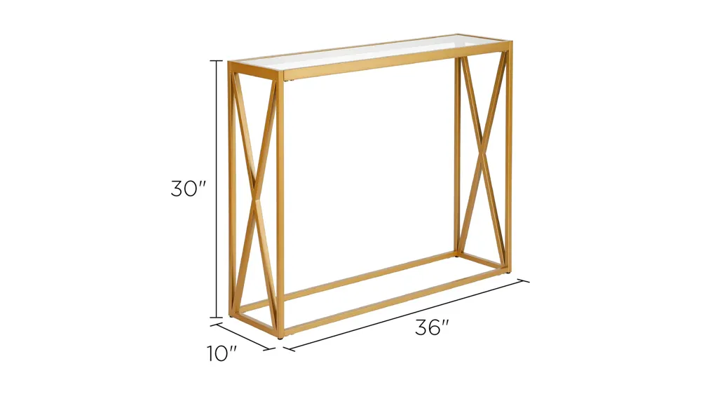 Arlo Rectangular Console Table Dimensions