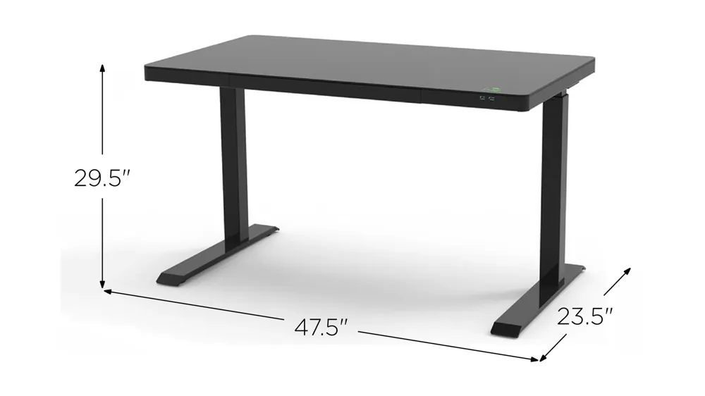 Brynn Sit/Stand Desk Dimensions