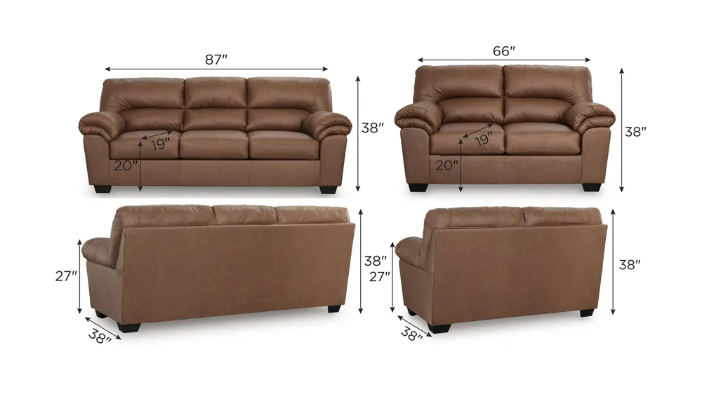 Livingstone Living Room Set Dimensions