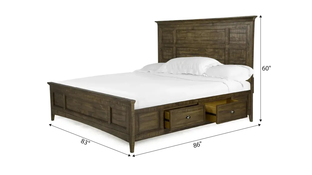 Ivy Ridge Storage Bed Dimensions