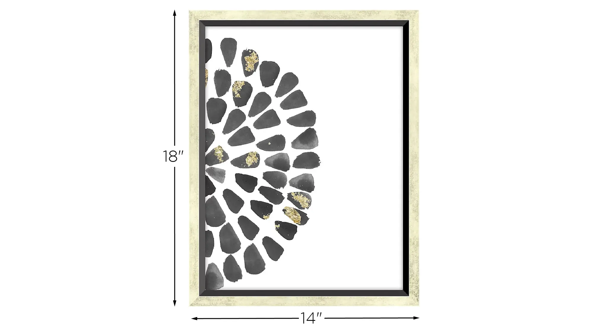 Array Black - Petal 1 Wall Art