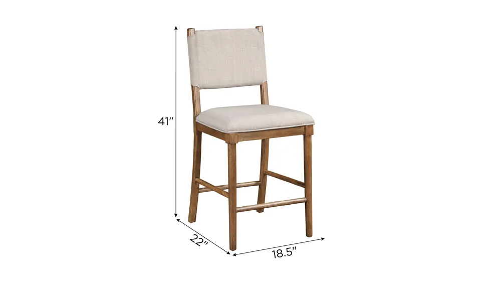 Oslo Counter Chair - Set of 2 Dimensions