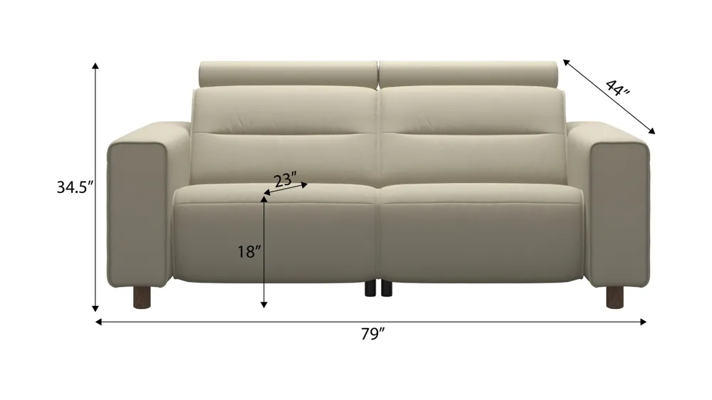 Emily 4-pc. Power Loveseat Dimensions