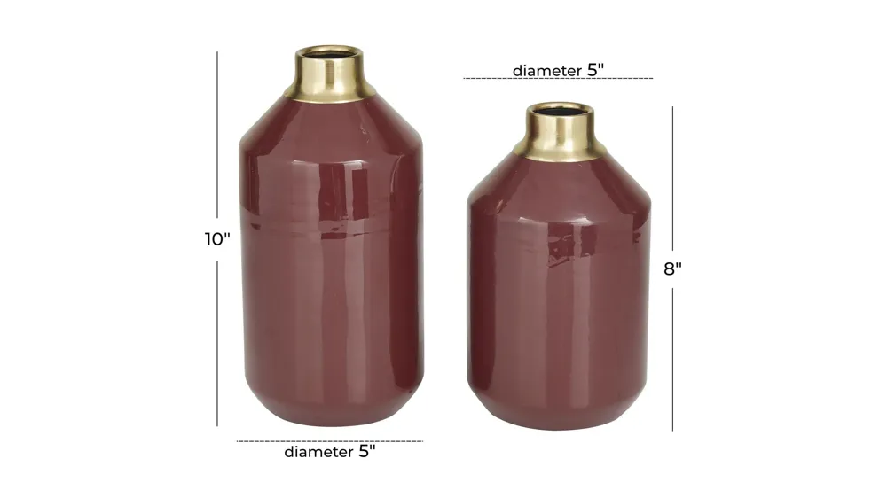 Novogratz Zelfs Vase Set of 2 Dimensions