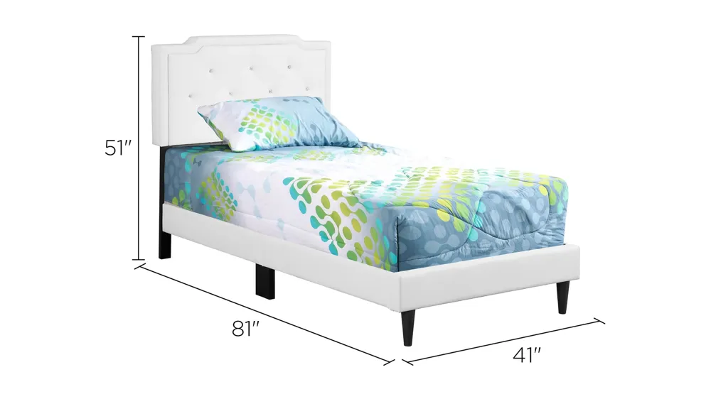 Deb Upholstered Bed Dimensions
