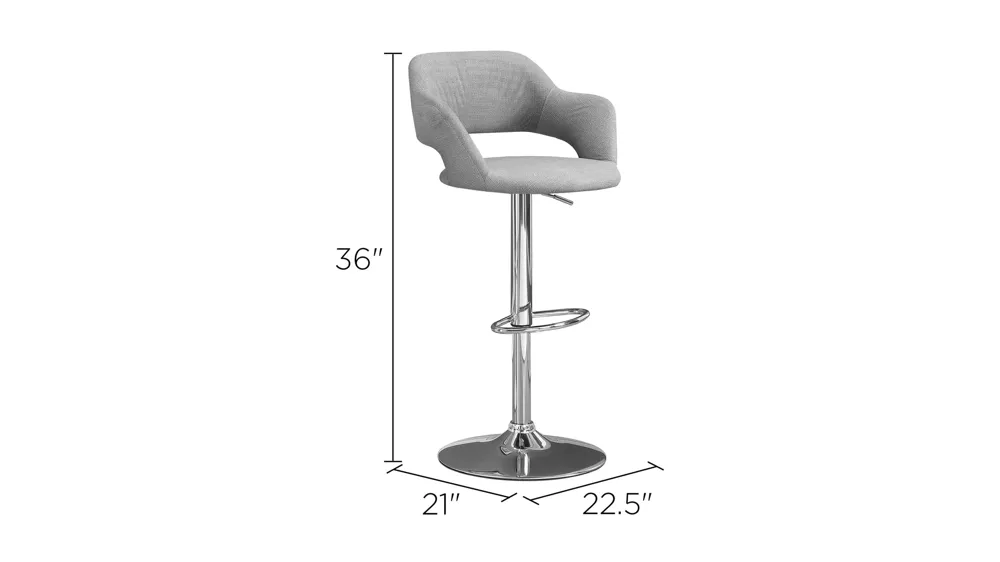 Airmont Adjustable Bar Stool Dimensions