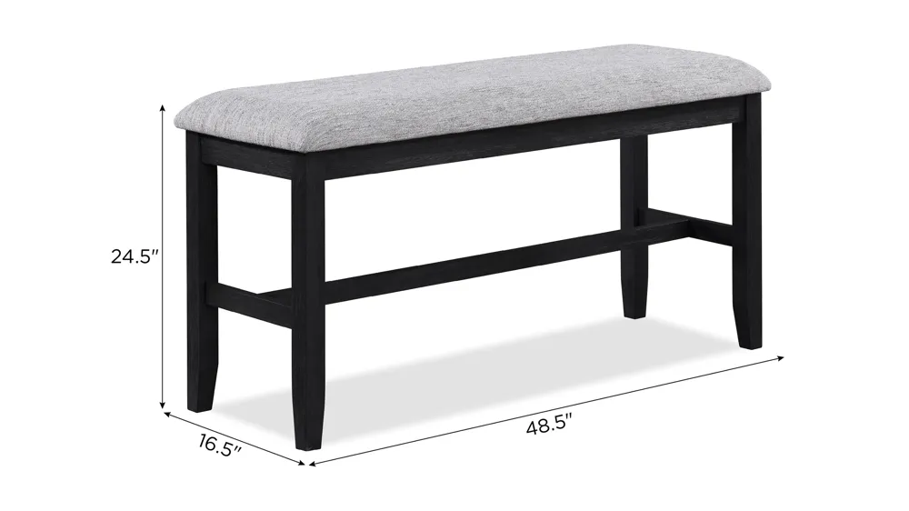 Buford Counter Height Bench Dimensions