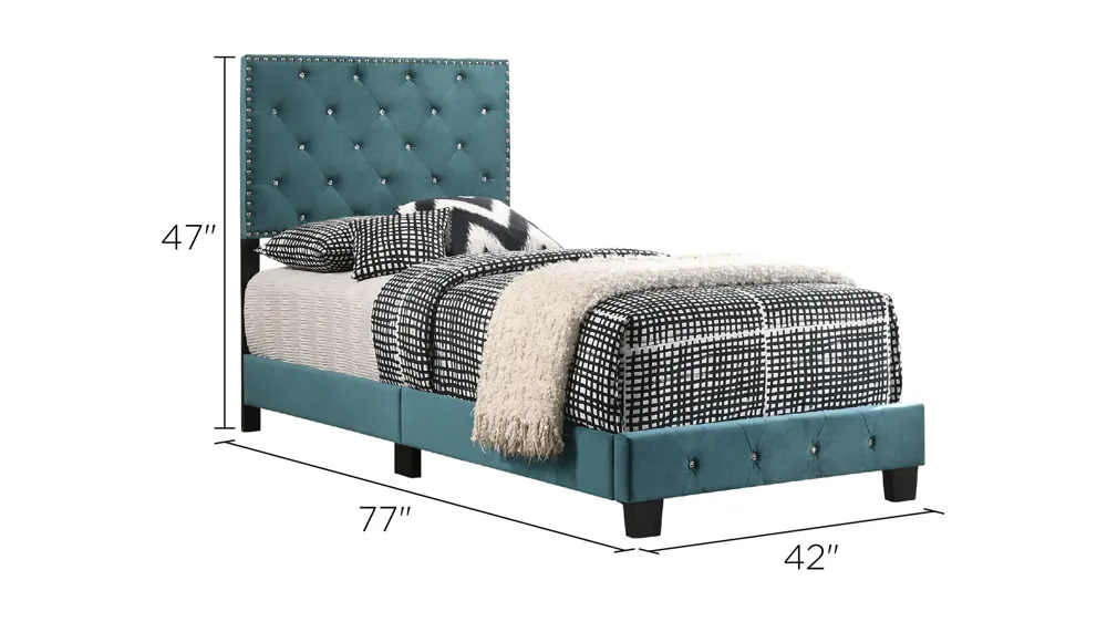 Suffolk Upholstered Panel Bed Dimensions