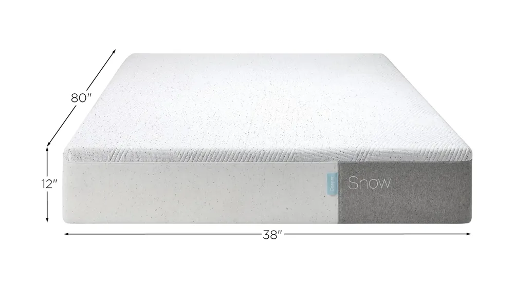 Casper Snow Medium Hybrid Mattress Dimensions