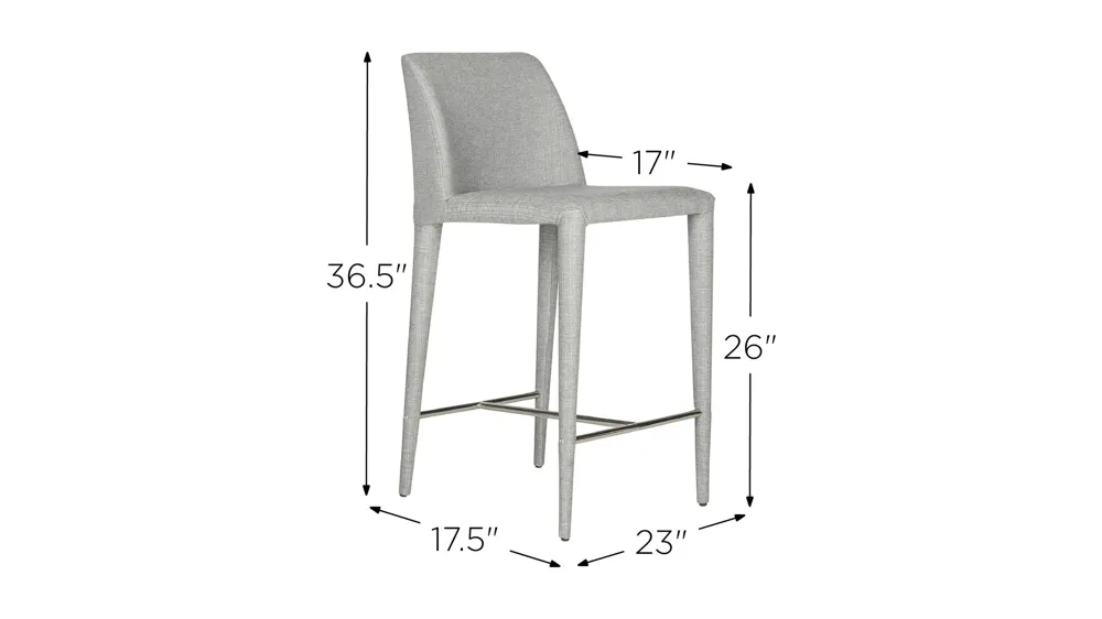 Ida Counter Stool - Set of 2 Dimensions