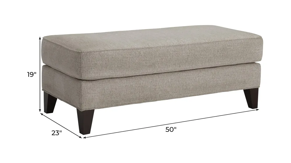 Callie Ottoman Dimensions