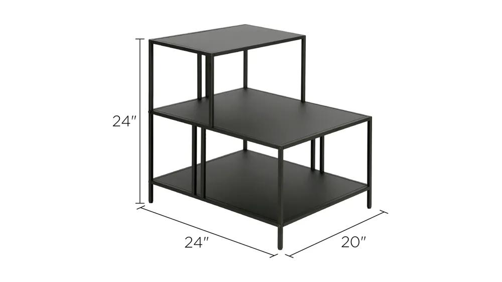 Kage Rectangular End Table Dimensions