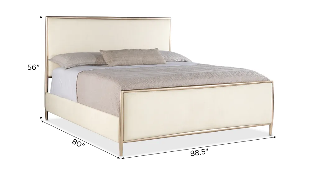 Westwood Upholstered Metal Bed Dimensions