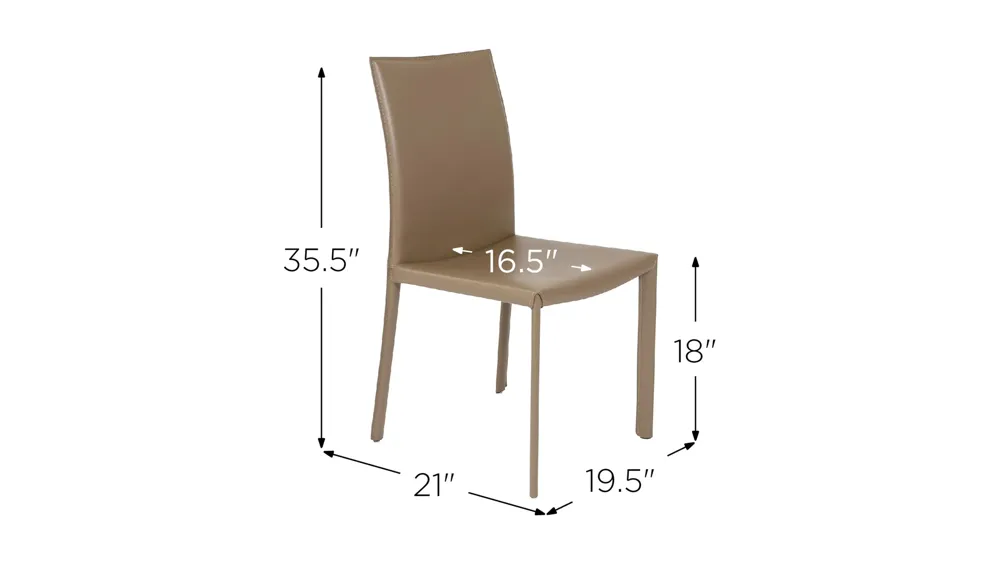 Hasina Side Chair Dimensions