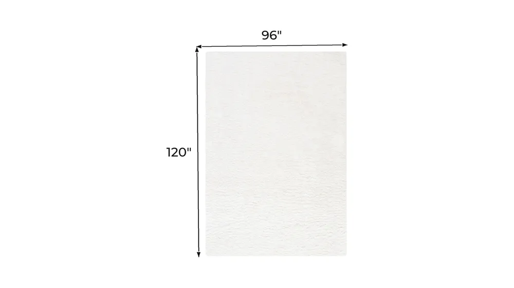 California Shag Area Rug Dimensions