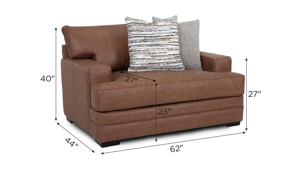 Stella Chair and a Half Dimensions