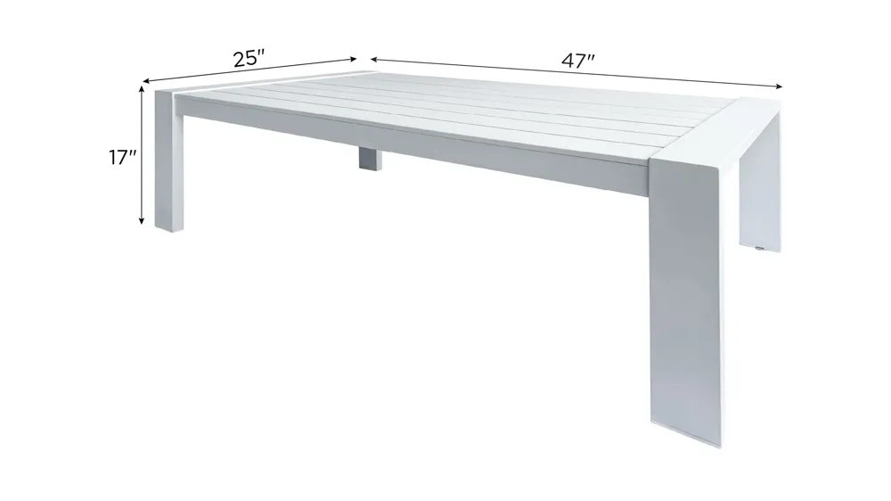 Siena Outdoor Coffee Table Dimensions