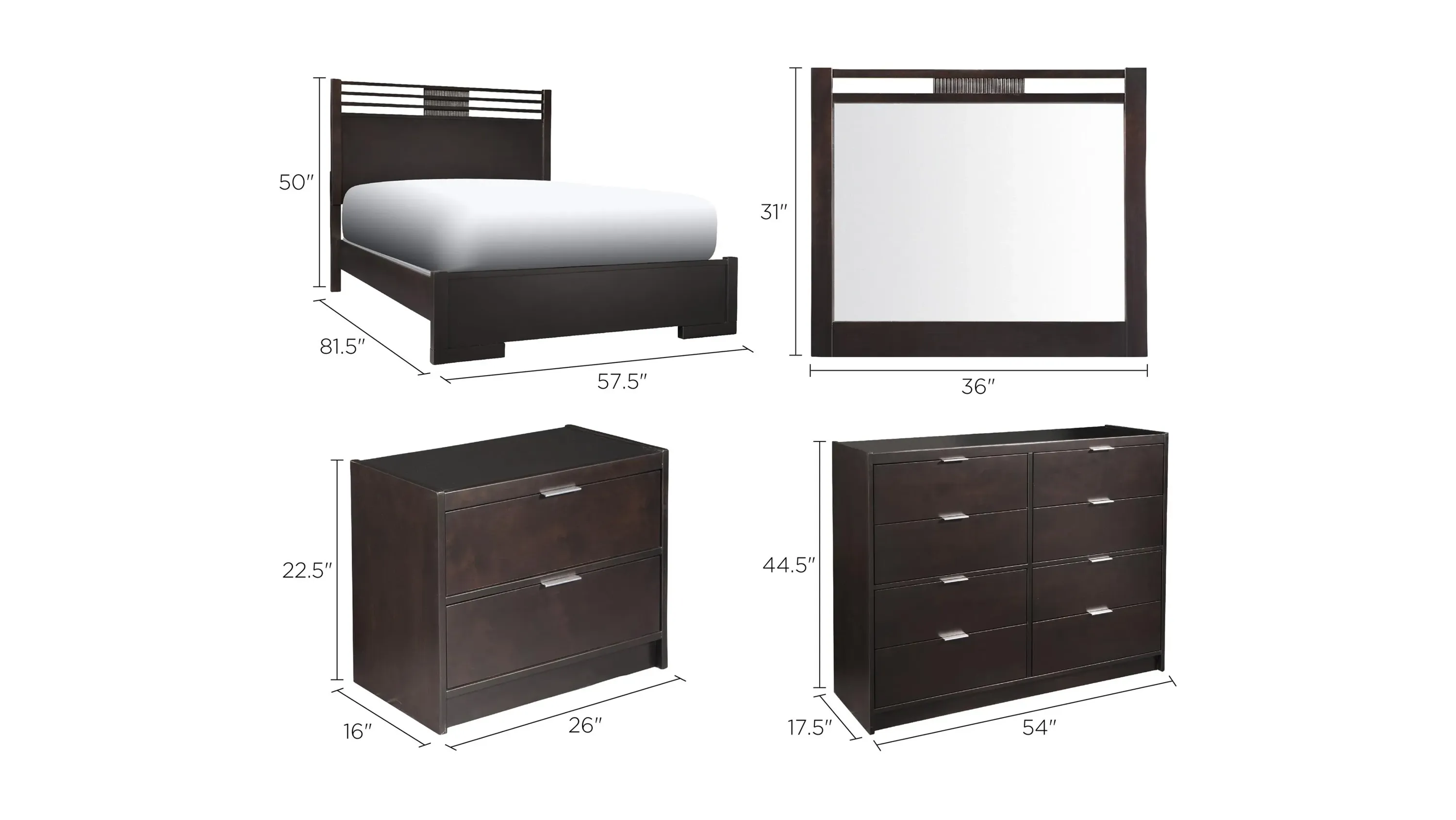 Concorde 4-pc. Platform Bedroom Set | Raymour & Flanigan