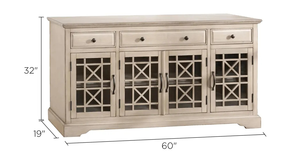 Craftsman 60" TV Console Dimensions