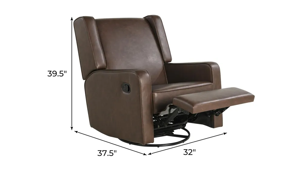 Edina Swivel Rocker Recliner Dimensions