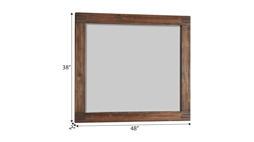 Middlefield Bedroom Dresser Mirror Dimensions