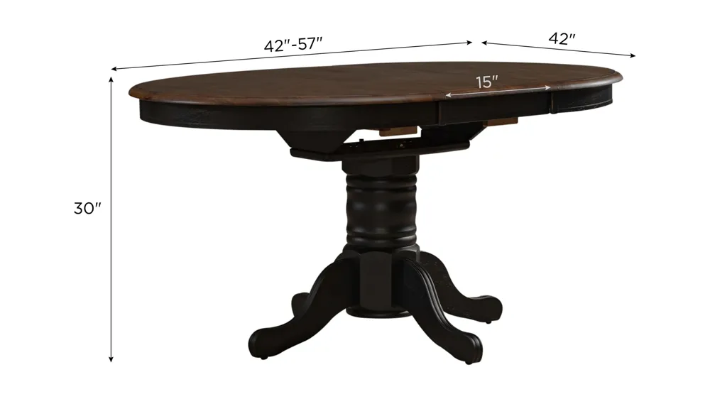 Carolina Crossing Dining Table Dimensions