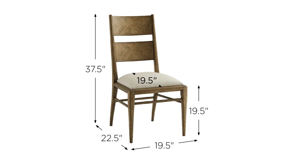 Nova Dining Side Chair Dimensions