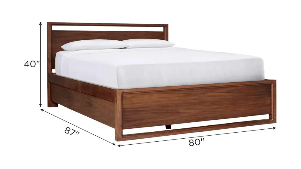 Aversa 2-Sided Storage Bed Dimensions