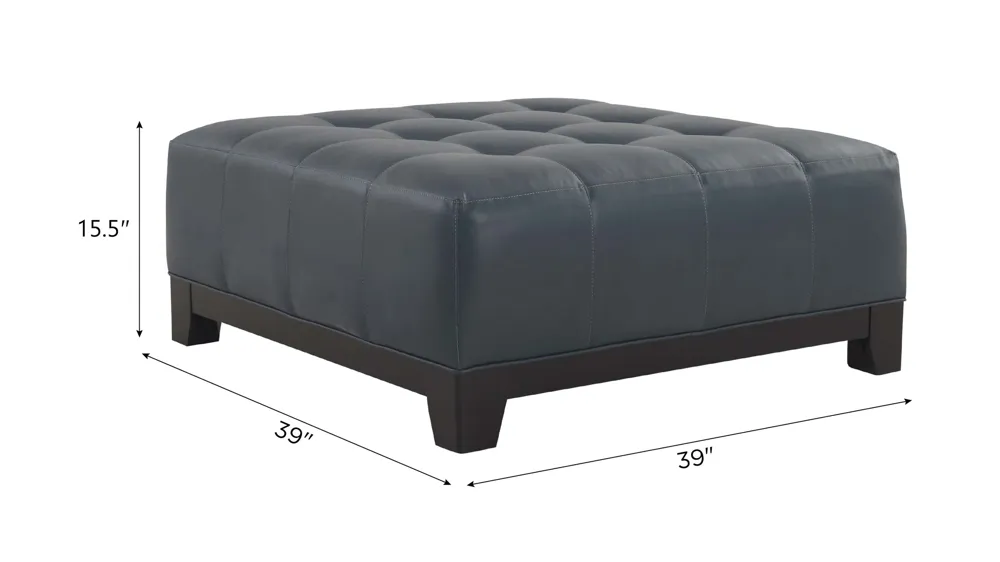 Bayside Cocktail Ottoman Dimensions
