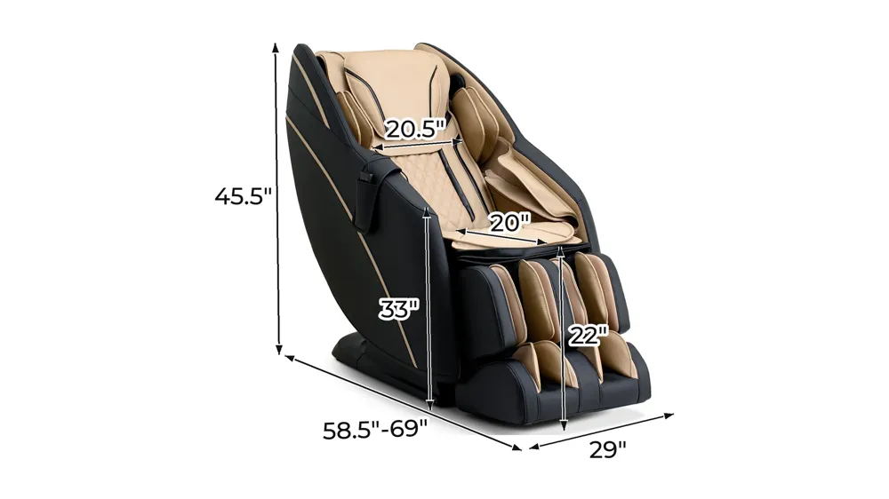 Bliss Proflex Massage Chair Dimensions