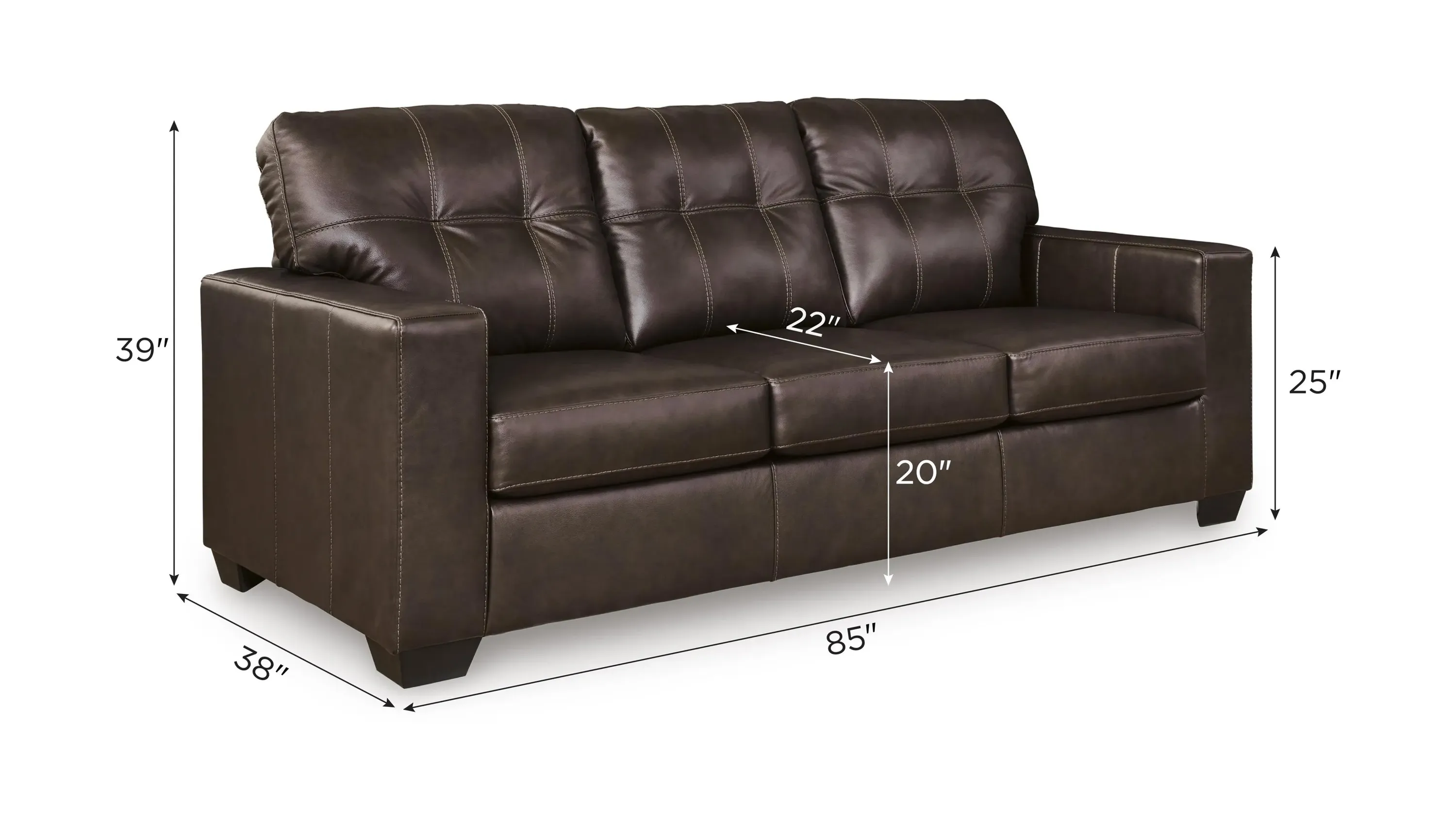 Arvell Leather Sofa | Raymour & Flanigan