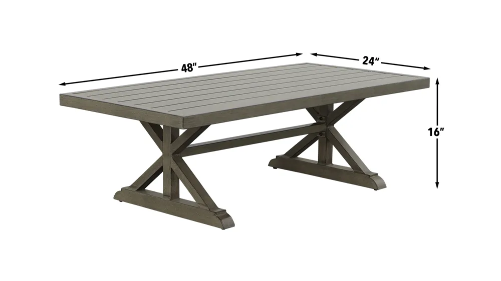 Jones Cocktail Table Dimensions