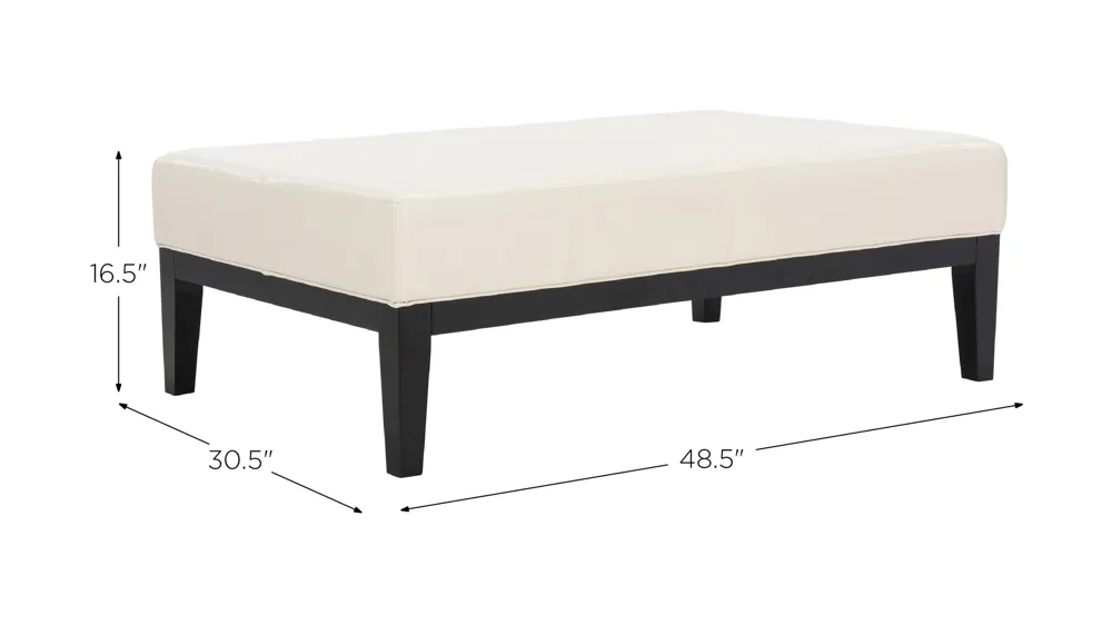 Brevin Cocktail Ottoman Dimensions